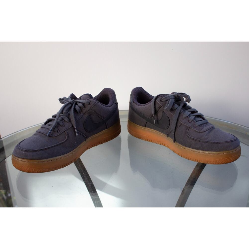 RARE! Nike Air Force 1 '07 LV8 Low Premium Black Gum 2018 Men Size 10 Sneaker - Picture 3 of 7